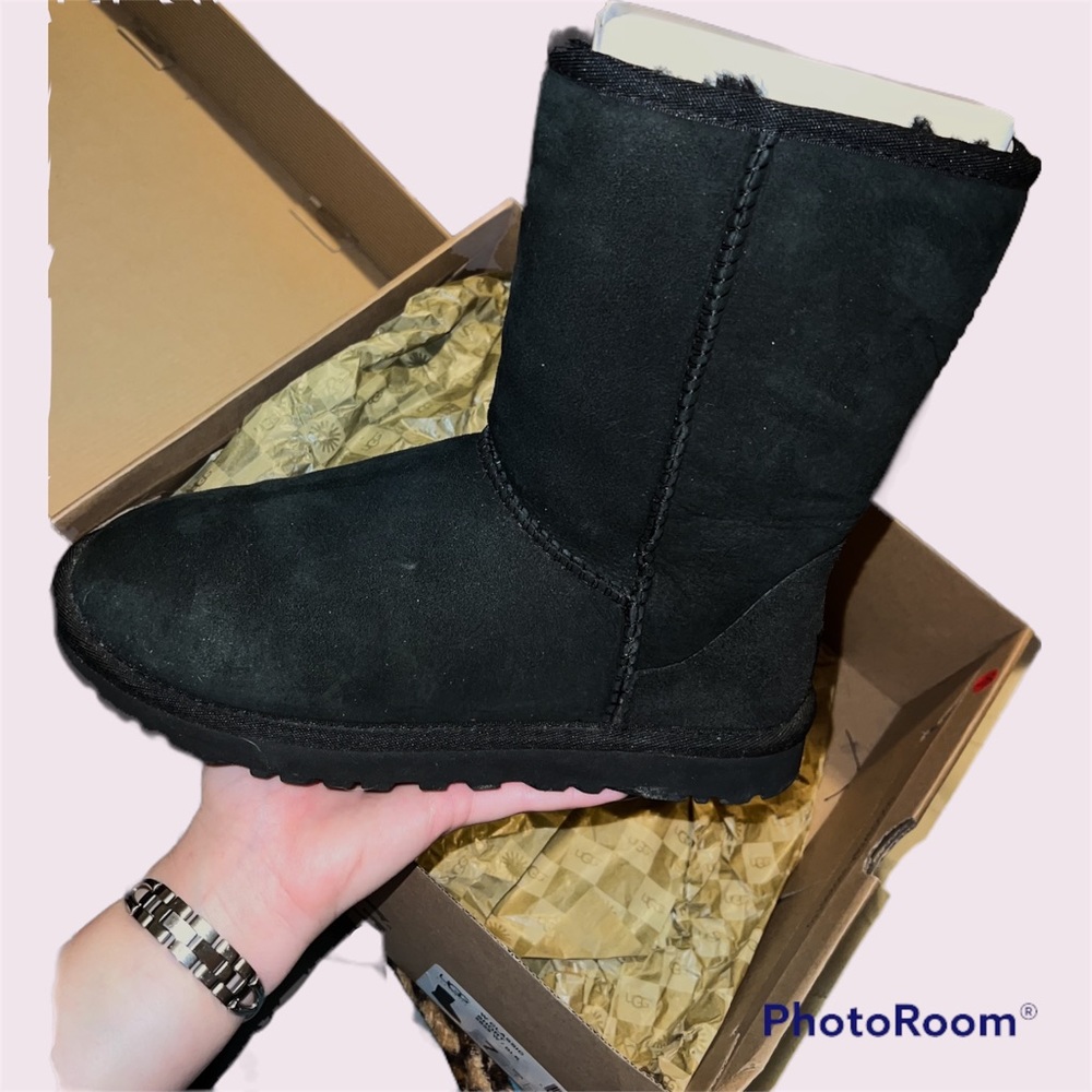 Black UGG Classic II Short